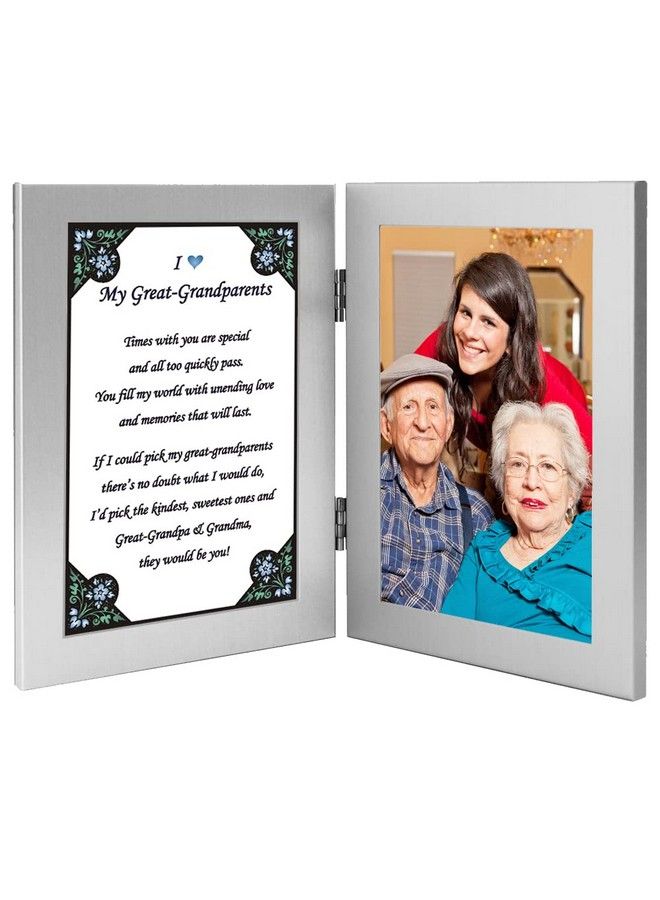 Great Grandparent Gift From Grandchild Greatgrandparents Frame Add 4X6 Inch Photo