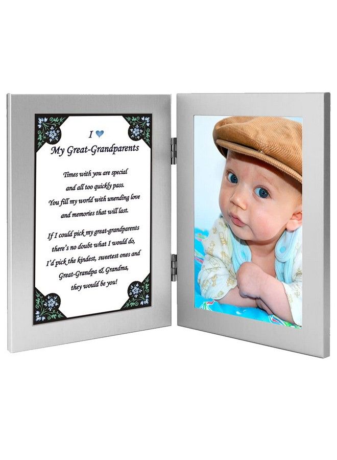 Great Grandparent Gift From Grandchild Greatgrandparents Frame Add 4X6 Inch Photo