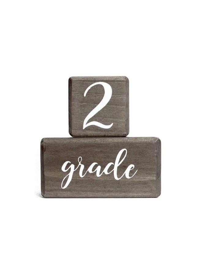 Premium Solid Wood Baby Milestone Age Blocks + Gift Box ; Gray Stained Natural Pine ; Weeks Months Years Grade Newborn Photo Props ; Perfect Pregnancy Gift And Keepsake Month Photos