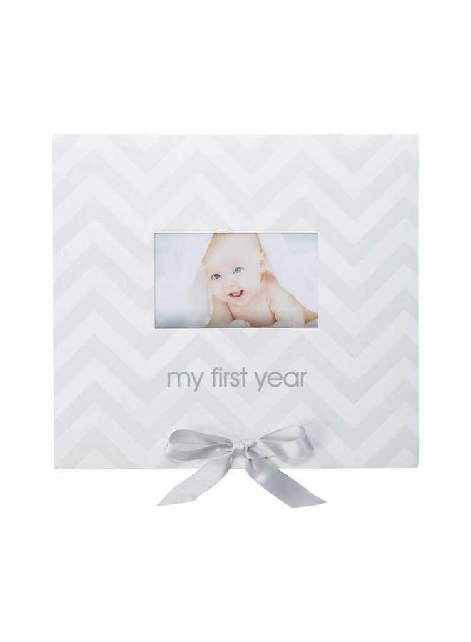 Baby First Year Calendar Track Every Milestone And Memory Gray Chevron