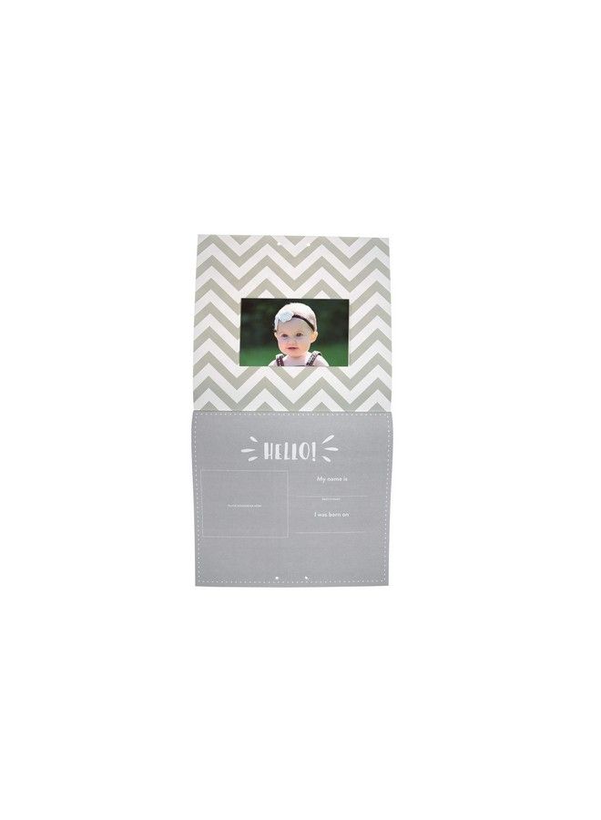 Baby First Year Calendar Track Every Milestone And Memory Gray Chevron