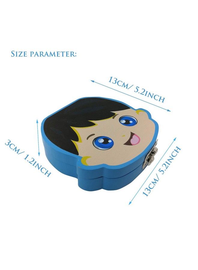 Baby Tooth Fairy Box First Tooth Keepsake Box For Kids Wooden Tooth Holder & Storage Gift Box For Boys