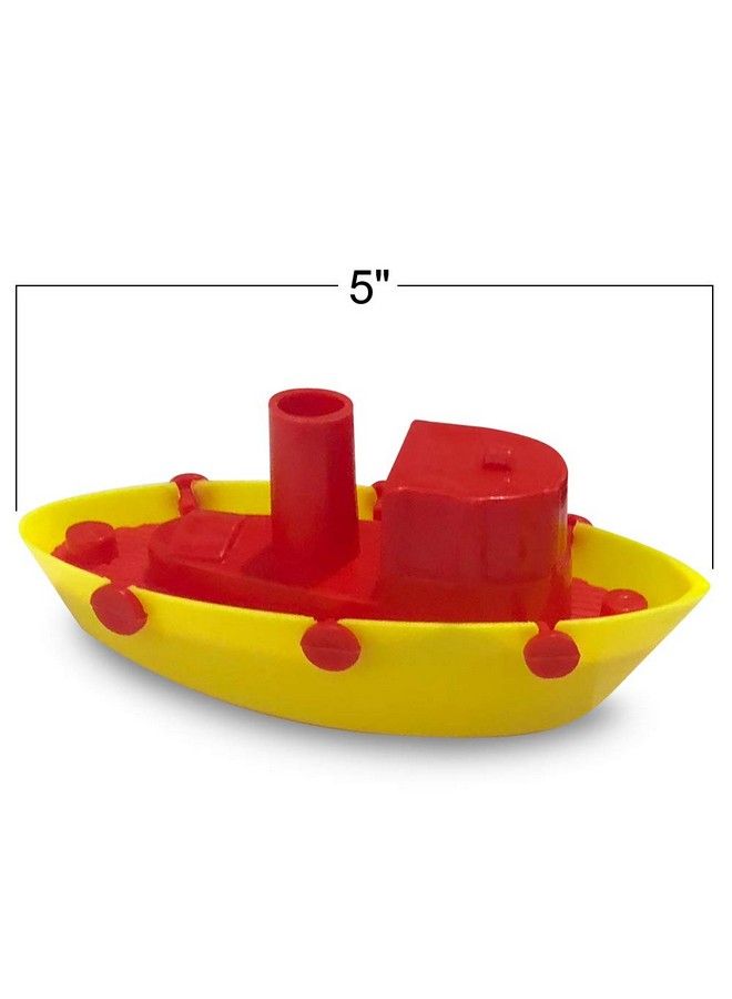 Toy Boat Bath Toys For Kids & Toddlers Set Of 4 Kids Pool Toys For Outdoor Water Play Floating Pool Boat Toys For Bathtub Summer Beach Toys Cute Party Favors For Boys And Girls