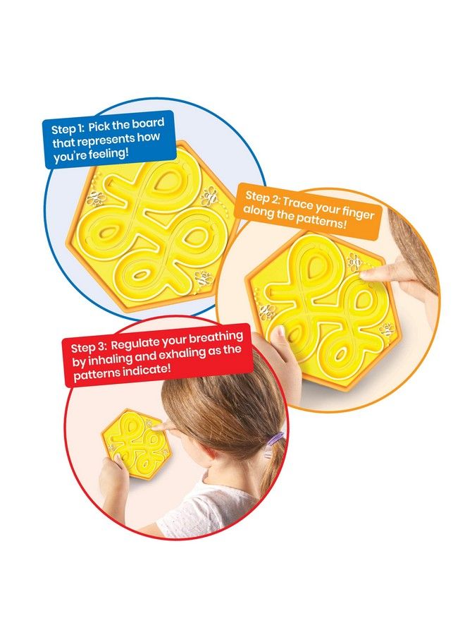 Mindful Maze Garden Pack Finger Labyrinth For Kids Mindfulness For Kids Sensory Play Therapy Toys Calm Down Corner Supplies Social Emotional Learning Activities (Set Of 2)