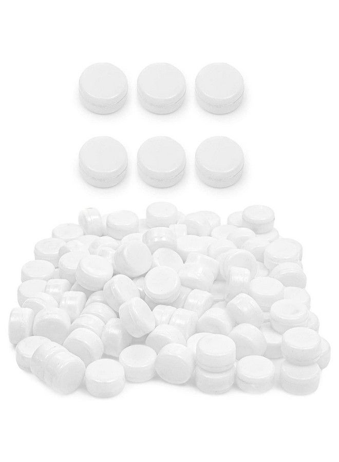 White Round Inserts For Noise Makers For Graduation Sporting Events (0.83 In 100 Pack)