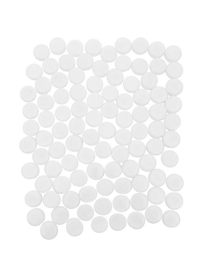 White Round Inserts For Noise Makers For Graduation Sporting Events (0.83 In 100 Pack)
