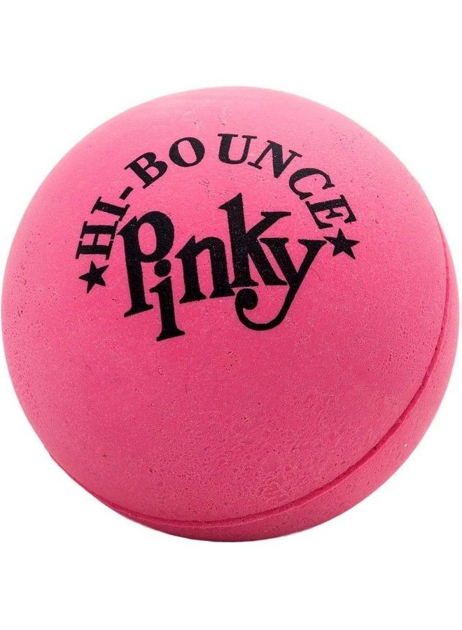 Hibounce Pinky Ball (1 Pack) Rubberhandball Bouncy Balls For Kids & Adults. Small Pink Stress Bounce Ball. Indoor And Outdoor Sport Party Favors. Bouncing Throwing Play Therapy. 9761P