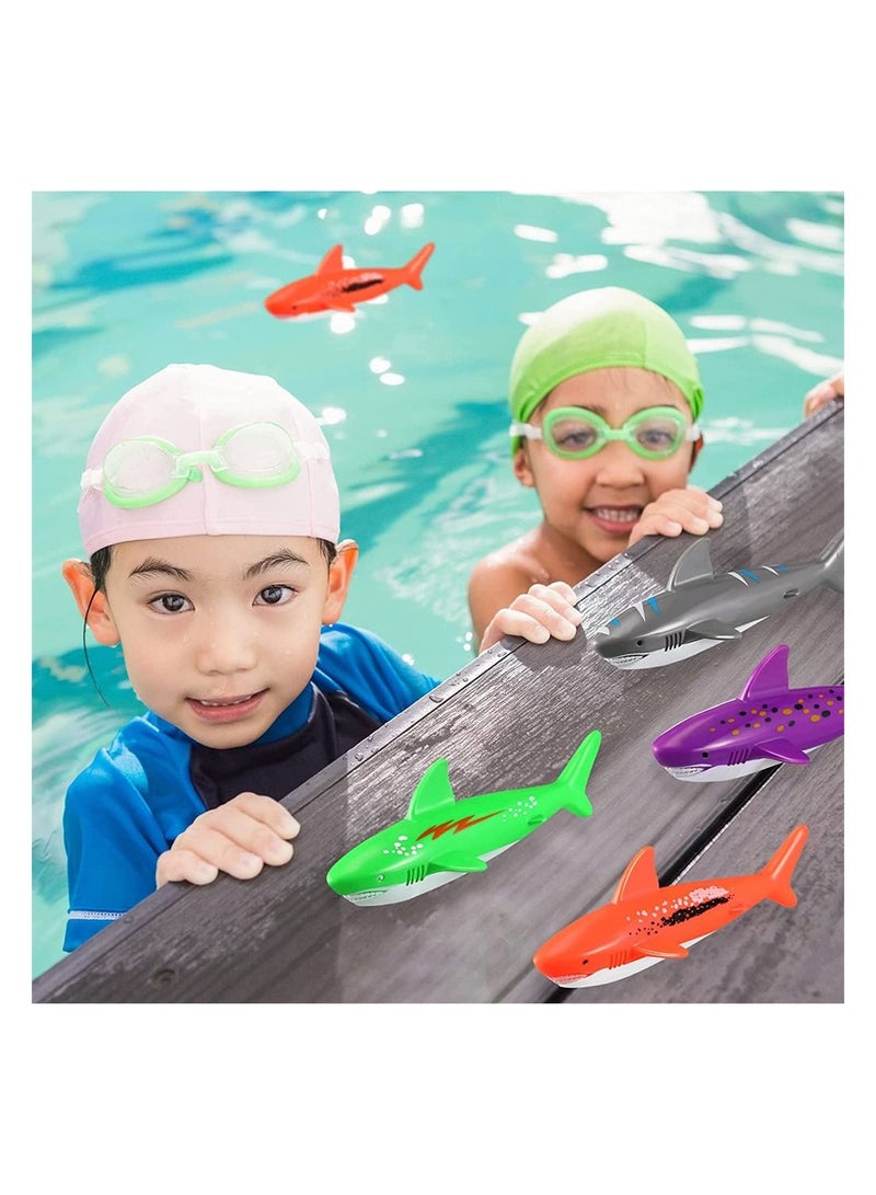20 Pcs Diving Pool Toy Underwater Swimming Throwing Diving Gliding Shark Swimming Glides Toys Small Water Rockets Training Dive Toys for Learning to Swim