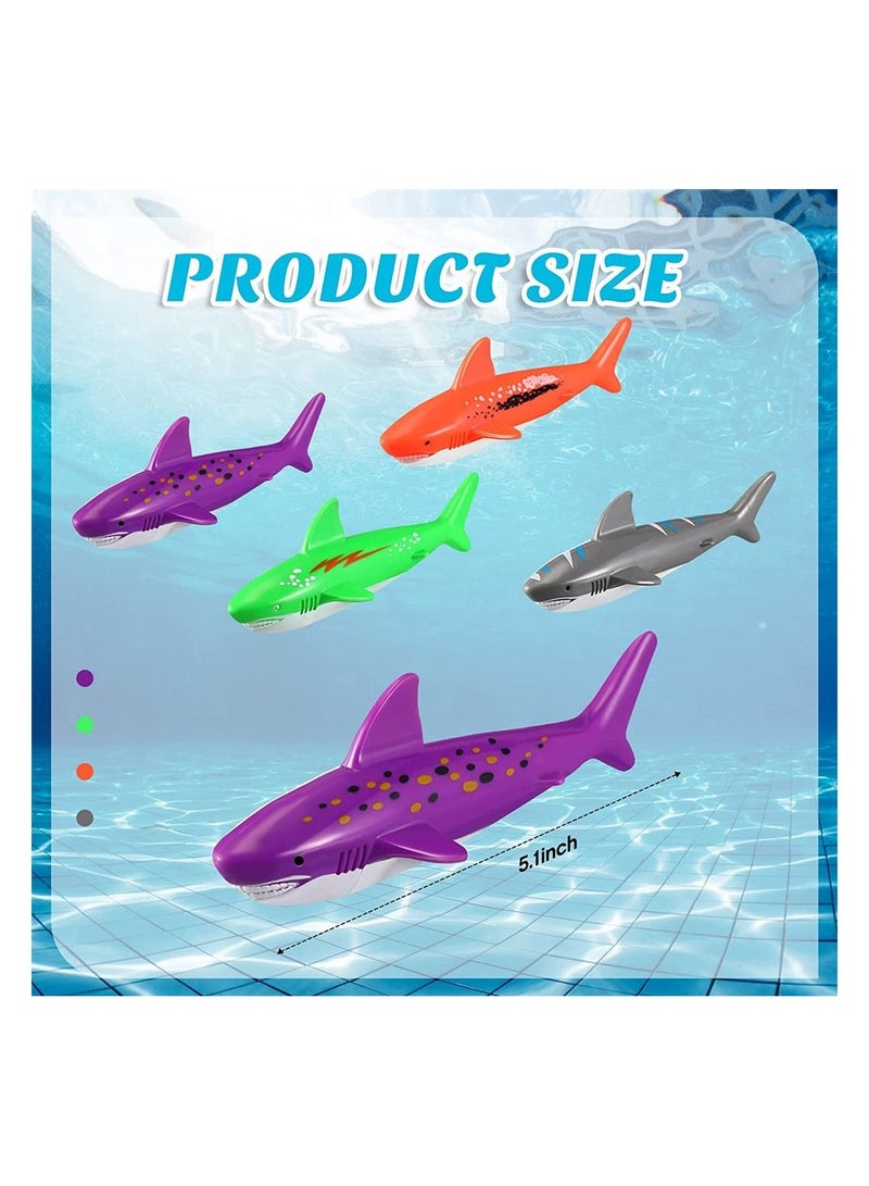 20 Pcs Diving Pool Toy Underwater Swimming Throwing Diving Gliding Shark Swimming Glides Toys Small Water Rockets Training Dive Toys for Learning to Swim