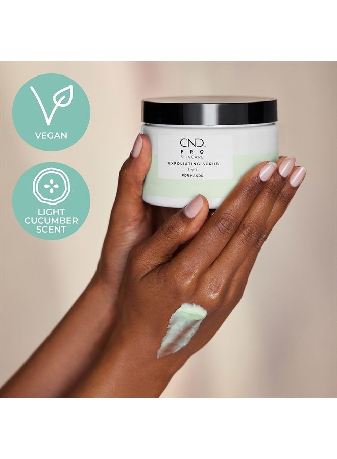 Pro Skincare Exfoliating Scrub for Hands, Exfoliate Skin for Soft and Healthy Hands, Shea Butter and Avocado Oil Formula, Step 1, 10.1 Oz
