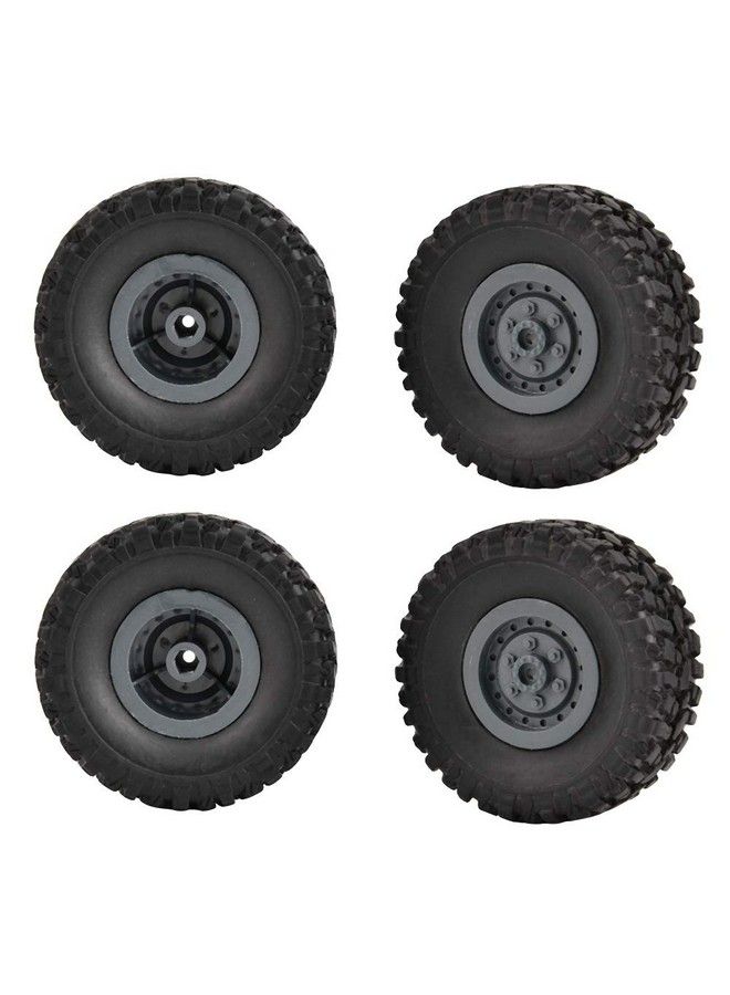 4 Pcs Rc Car Tires Wearresistant Rubber Remote Control Truck Wheels Rc Car Upgrade Replacement Accessories For Wpl B14 B16 B24 Car Model Accessory