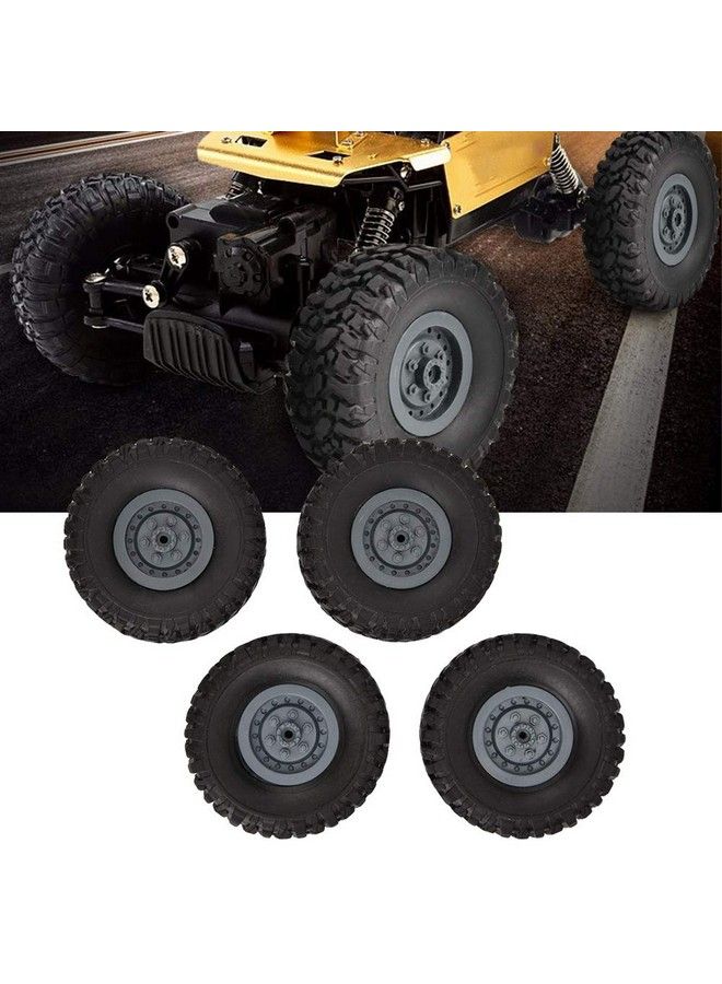 4 Pcs Rc Car Tires Wearresistant Rubber Remote Control Truck Wheels Rc Car Upgrade Replacement Accessories For Wpl B14 B16 B24 Car Model Accessory