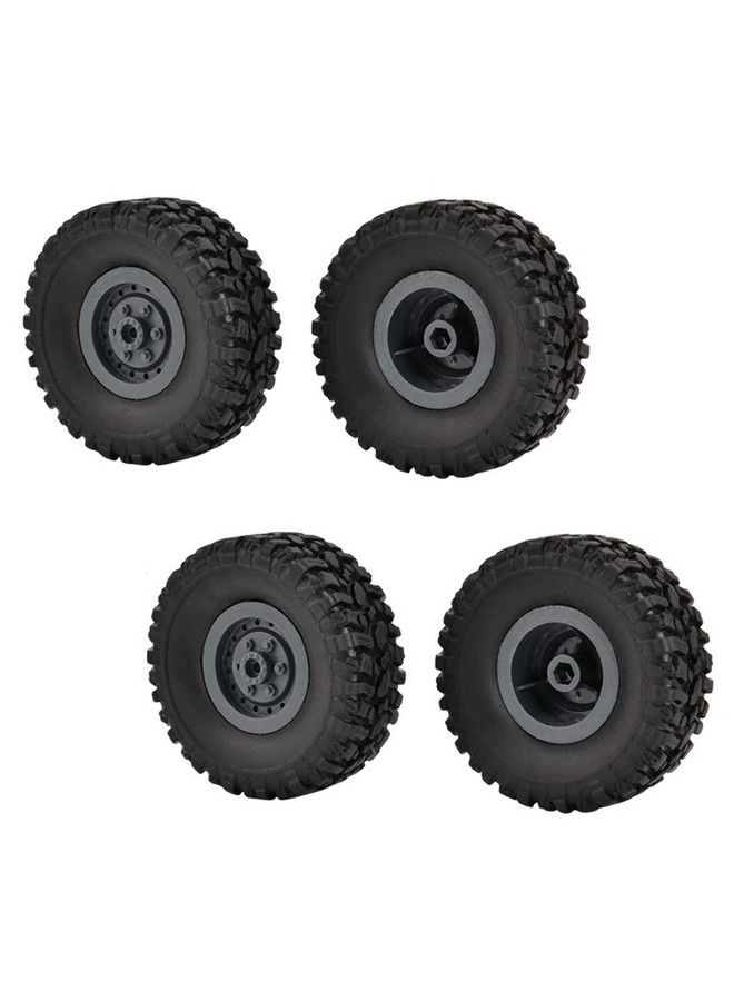 4 Pcs Rc Car Tires Wearresistant Rubber Remote Control Truck Wheels Rc Car Upgrade Replacement Accessories For Wpl B14 B16 B24 Car Model Accessory
