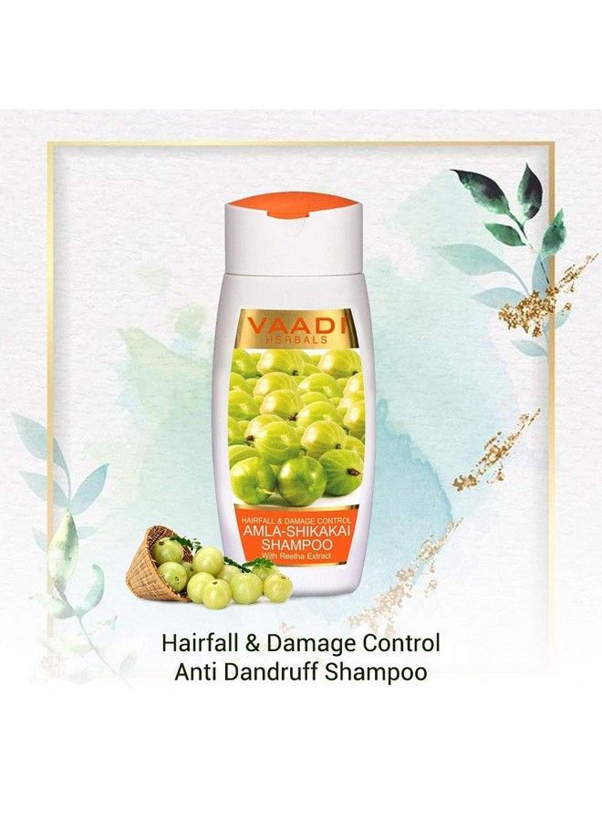 Amla Shikakai Shampoo Hairfall And Damage Control 110Ml X 3