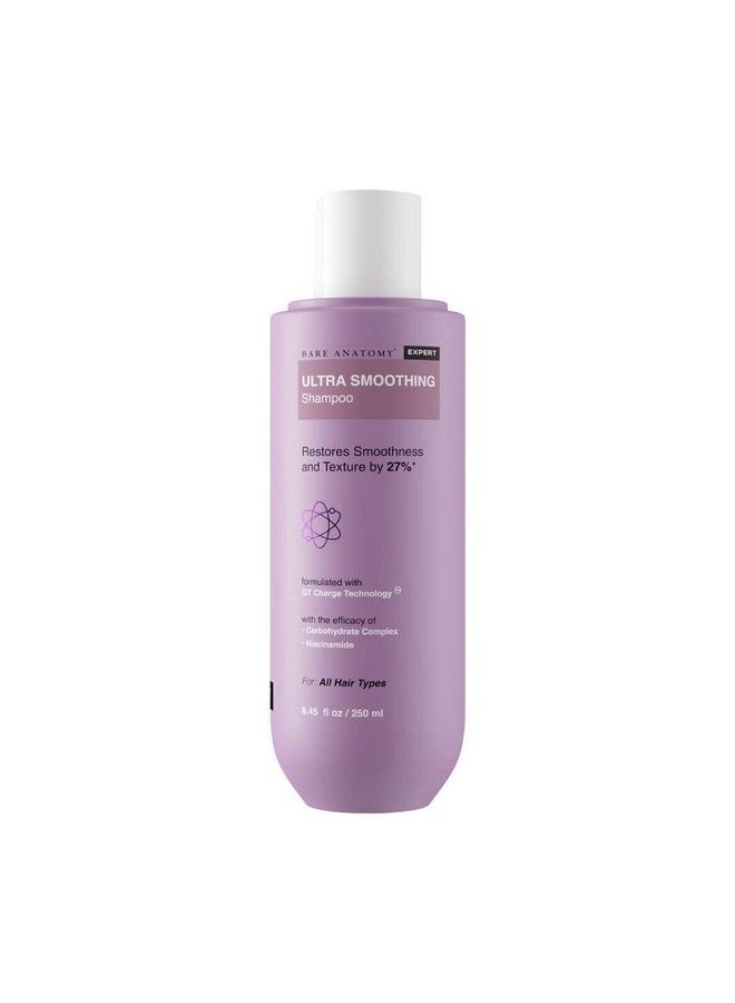 Ultra Smoothing Hair Shampoo Restores Smoothing & Texture By 27% Dry & Frizzy Hair Powered By Carbohydrate Complex & Niacinamide For Unisex 250Ml