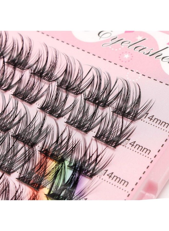 Large Capacity D Curl 10121616Mm Mix/141618Mm Mix Length Eyelash Extensions Mink Strip Eyelashes Individual Lashes Natural Style Home Diy (141618Mm Mix)