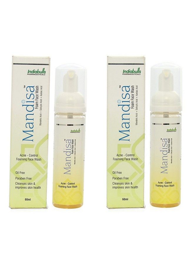 Mandisa Acnecontrol Foaming Face Wash 60 Ml (Pack Of 2)