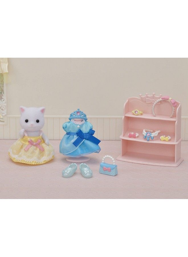 Princess Dress Up Set Dollhouse Playset With Figure And Accessories