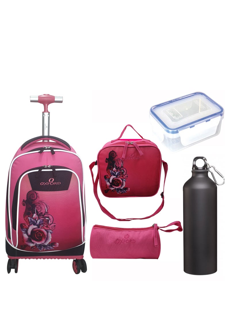 Teen 4 wheels Trolley 5pcs set