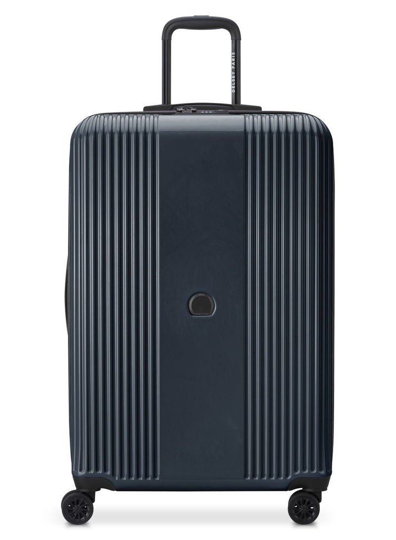 Delsey Ophelie 82cm Hardcase 4 Double Wheel Expandable Check-In Luggage Trolley Glossy Blue - 00389383162ME