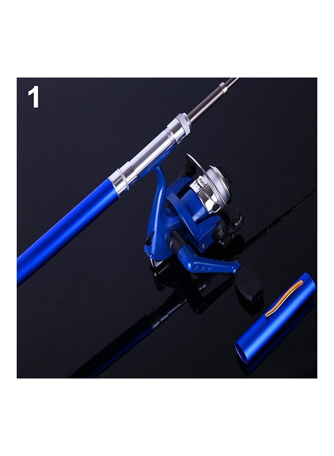 Telescopic Mini Pen Shape Portable Pocket Fish Spinning Rod Pole With Fishing Reel 20 x 10 x 20cm