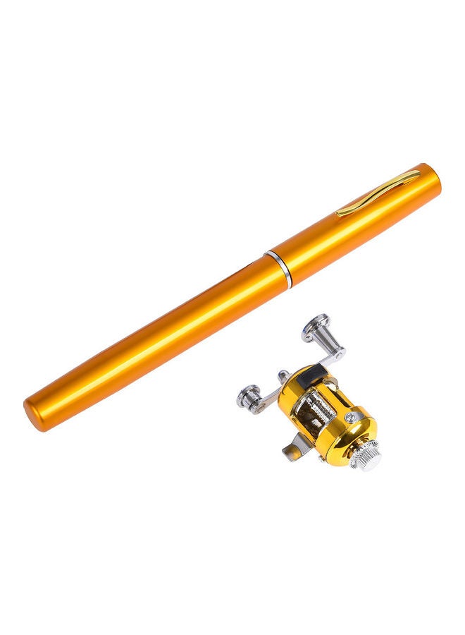 Mini Telescopic Portable Pocket Pen Fishing Rod Reel Combo Kit Set 26*4*10.5cm