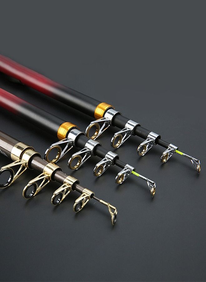 2.4M Fishing Rods Sea Rods Telescopic Fishing Pole Durable Lightweight Sensitive 24T Carbon Fiber Ultralight Travel Saltwater Freshwater Bass Salmon Trout Fishing