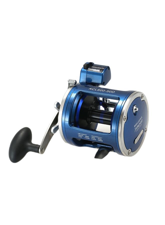 Ball Bearings Fishing Reel With Line Counter Alarm Bell Drum