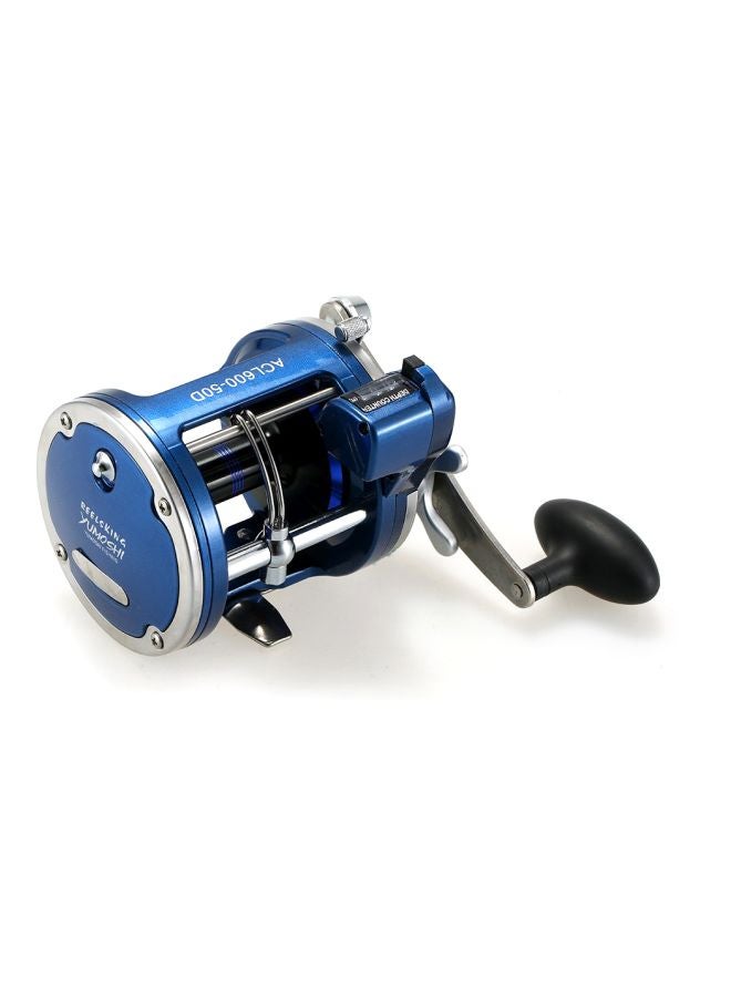 Ball Bearings Fishing Reel With Line Counter Alarm Bell Drum