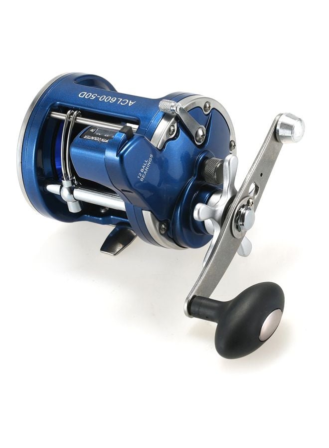 Ball Bearings Fishing Reel With Line Counter Alarm Bell Drum