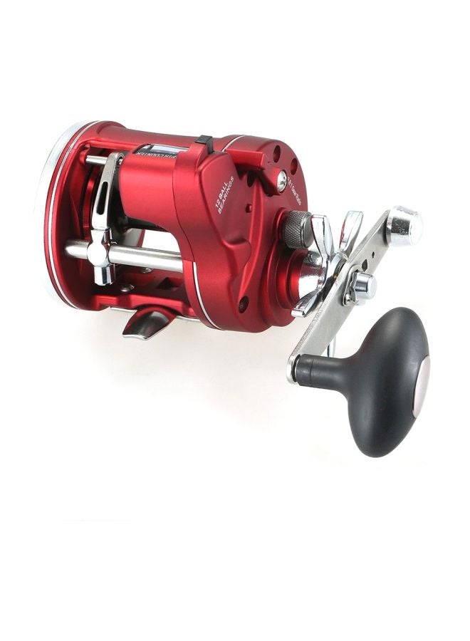 Ball Bearings Fishing Reel With Line Counter Alarm Bell Drum