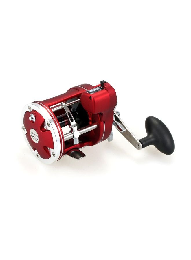 Ball Bearings Fishing Reel With Line Counter Alarm Bell Drum