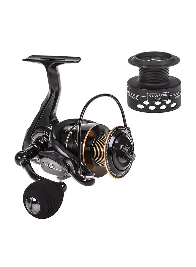 13+ 1 Bearing Balls Metal Spinning Reel Boat Rock Fishing Wheel With Extra Spool 13 x 12 x 8.5cm