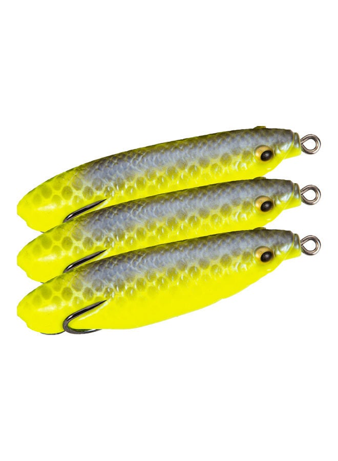 3-Piece Silicone Rubber Soft Fishing Lures 12x2.50x10cm