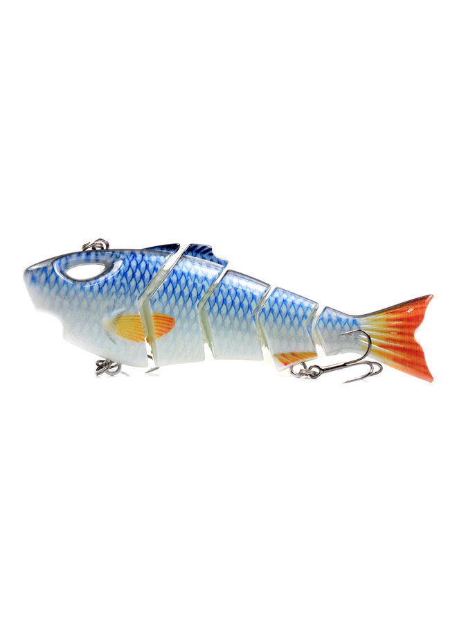 Bionic Fishing Lure Hard Body Sunken Bait 5 Segment Fishing Bass Lure Multi-jointed Fishing Lure  5.5in/1.4oz 03 16.8*2.5*6.4cm