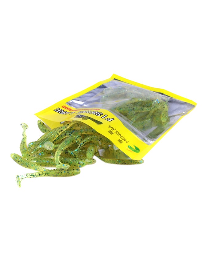 50-Piece Soft T-Tail Lure 48.82grams