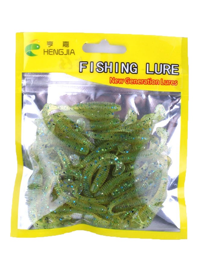 50-Piece Soft T-Tail Lure 48.82grams