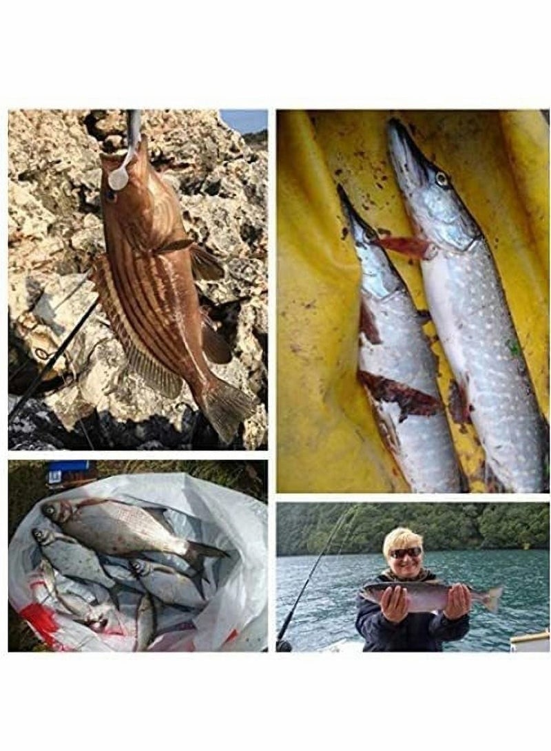 Fishing Lure Set, 5Pcs 8cm Soft Bait Head Sea Fish Lures Fishing Tackle Sharp Treble Hook T Tail Artificial Bait