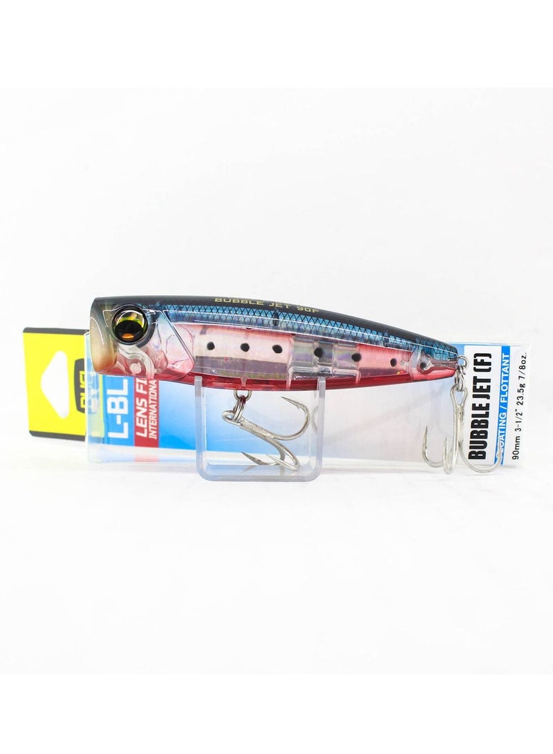 Duel L-Blue Bubble Jet Floating Popper 120mm