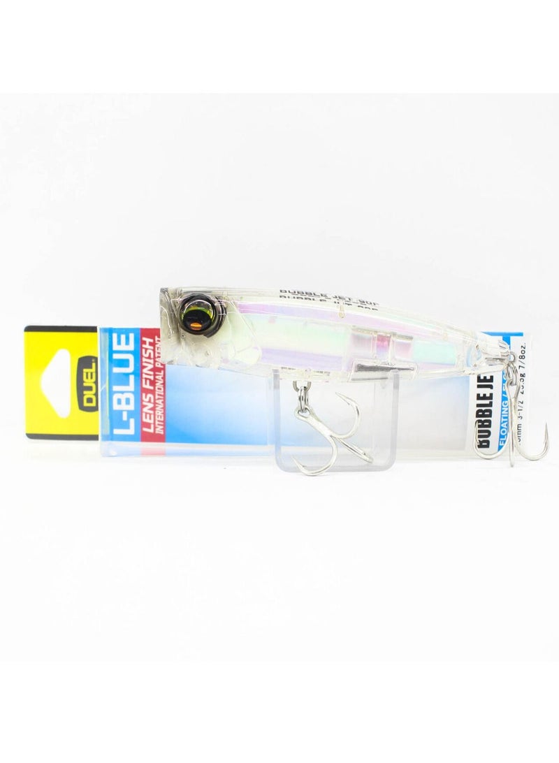 Duel L-Blue Bubble Jet Floating Popper 120mm