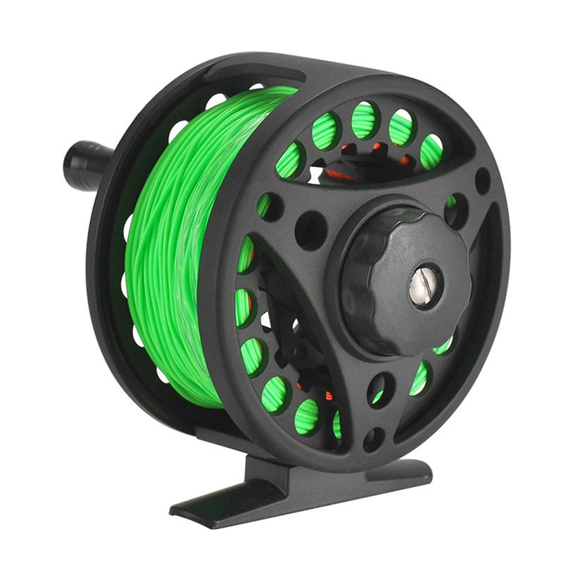 2+1BB Large Arbor Lightweight CNC Machined Aluminum Alloy Fly Fishing Reel 8.7cm