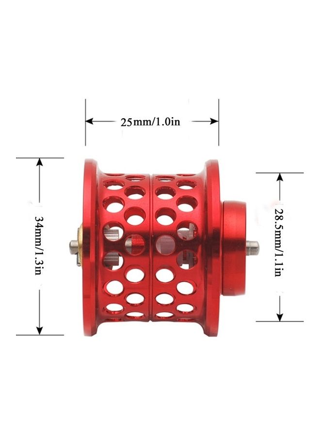 Aluminum Alloy Spool Simple Portable Practical and Durable Baitcasting Fishing Reel