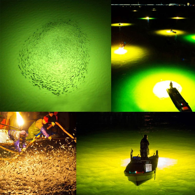 Waterproof Underwater Fishing Night Fish Attracting LED Lure Light 14cm