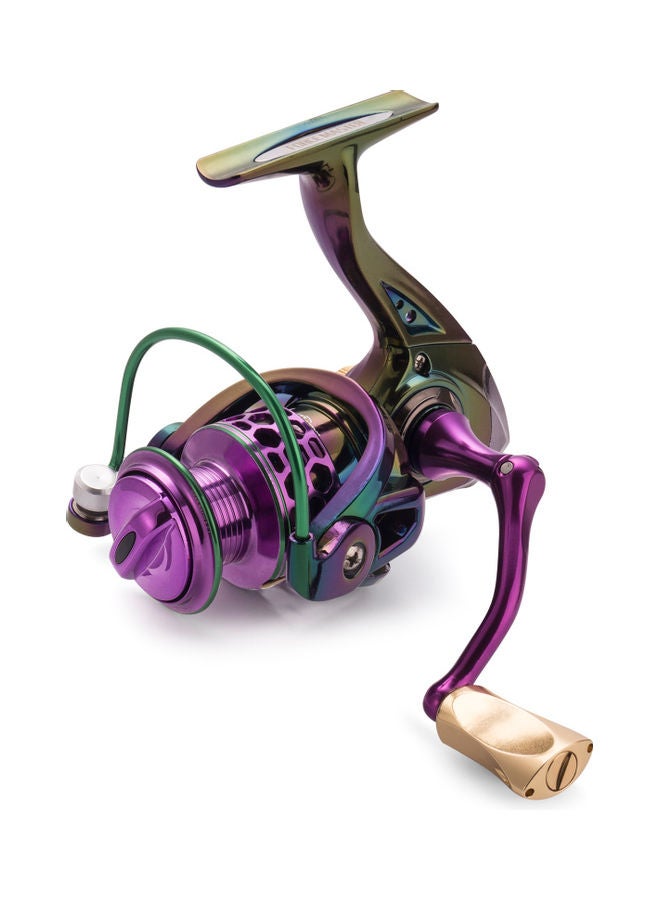 Fishing Spinning Reel With Interchangeable Metal Tackle Bait Casting 12.90x8.60x12.90cm