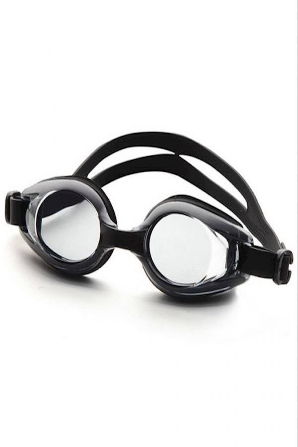 Non Fogging Swimming Goggles With Protection Case And Ear Plugs -Black