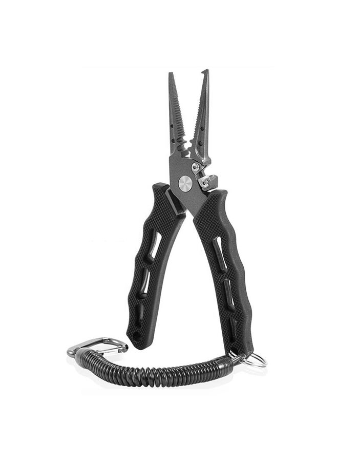 Split Ring Fishing Pliers With Sheath And Lanyard 7.3inch