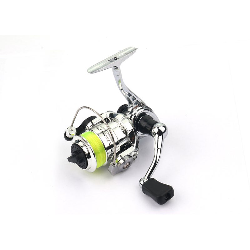 Full Metal Left/Right Hand  Mini Spinning Fishing Wheel Coil Reel 9cm