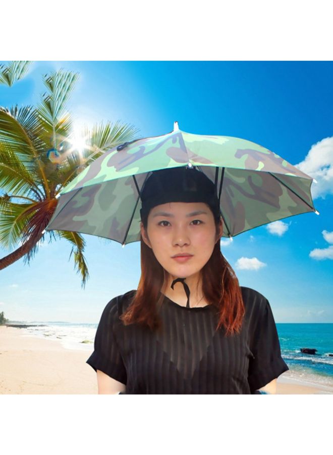 Portable Folding Fishing Umbrella Hat Cap