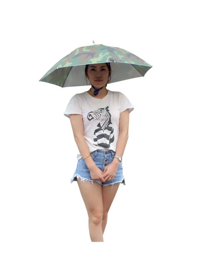 Portable Folding Fishing Umbrella Hat Cap