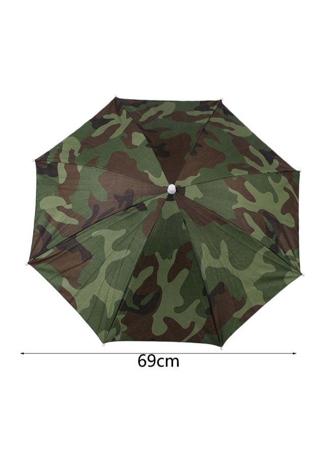 Portable Folding Fishing Umbrella Hat Cap